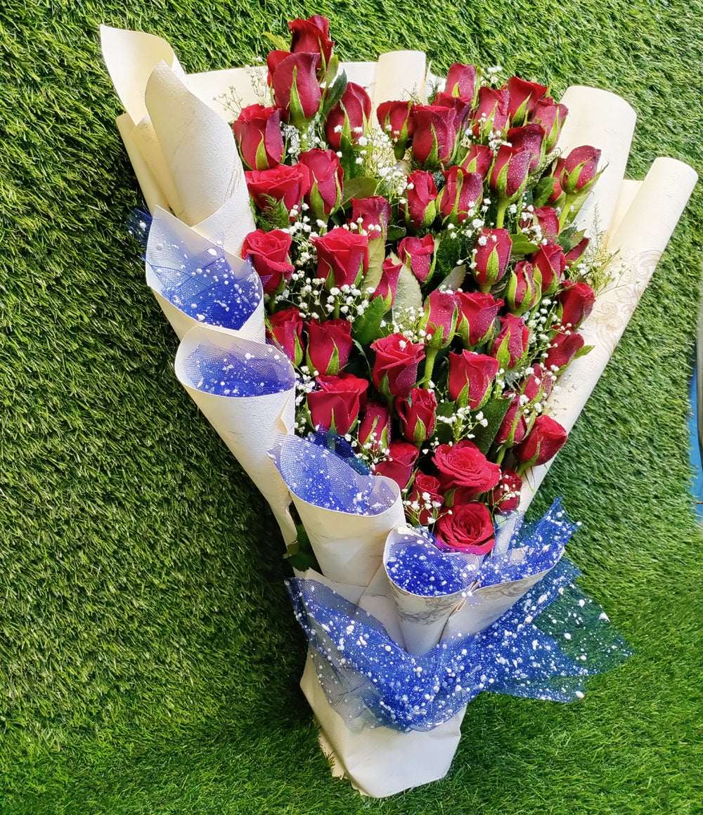 Red Heart Roses