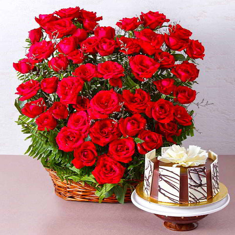 Special Red Heart With Chocolate