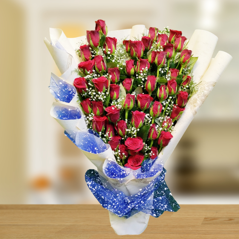 Red Heart Roses