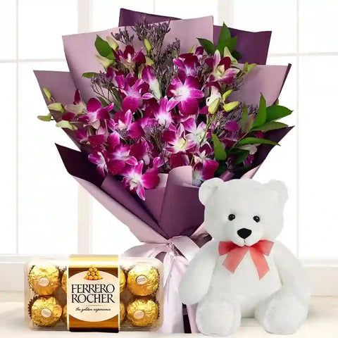 Blushing Heart Bouquet