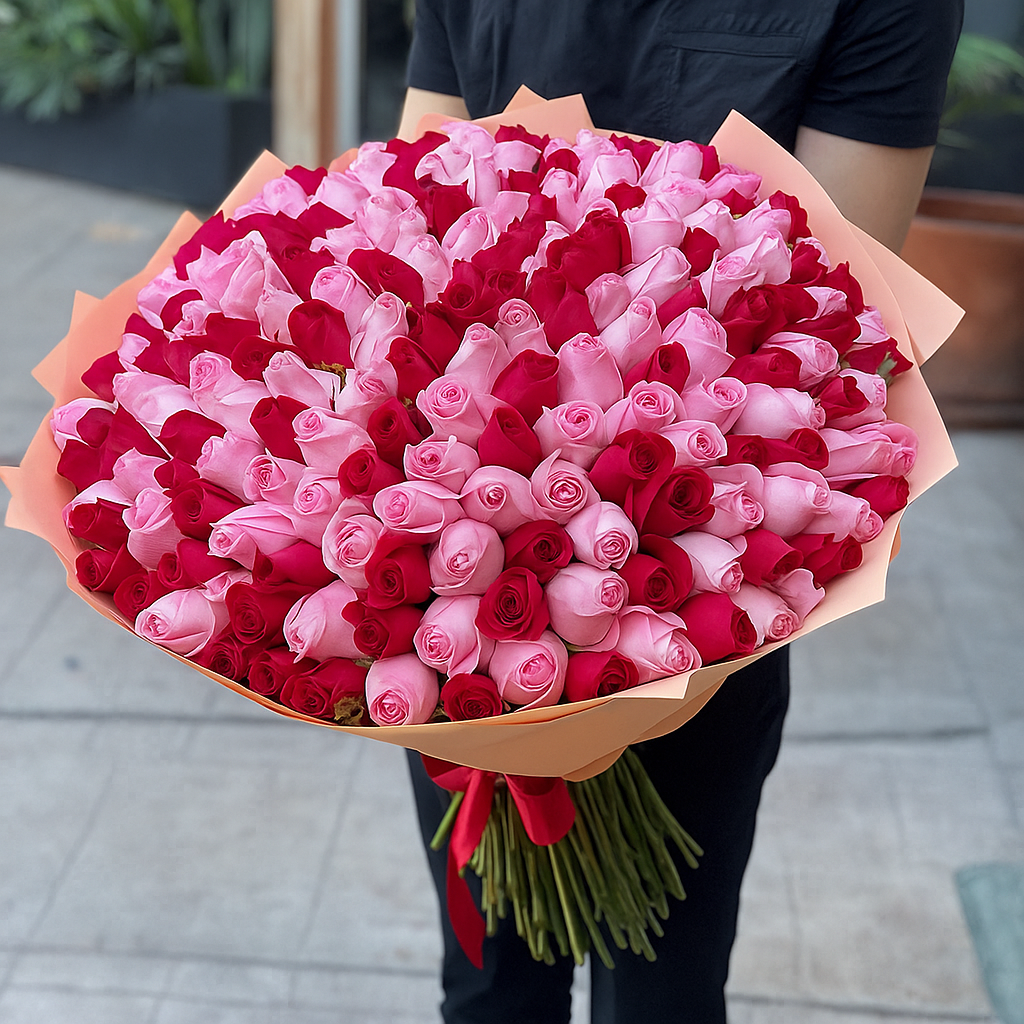 Royal Promise 100 Mix Roses