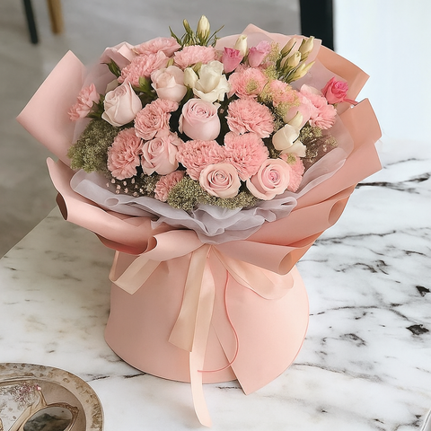 Blushing Carnations