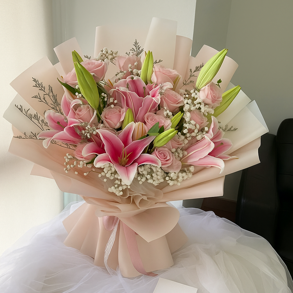 Gilded Birthday Blooms
