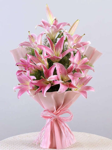Best Pink Lily Bouquet